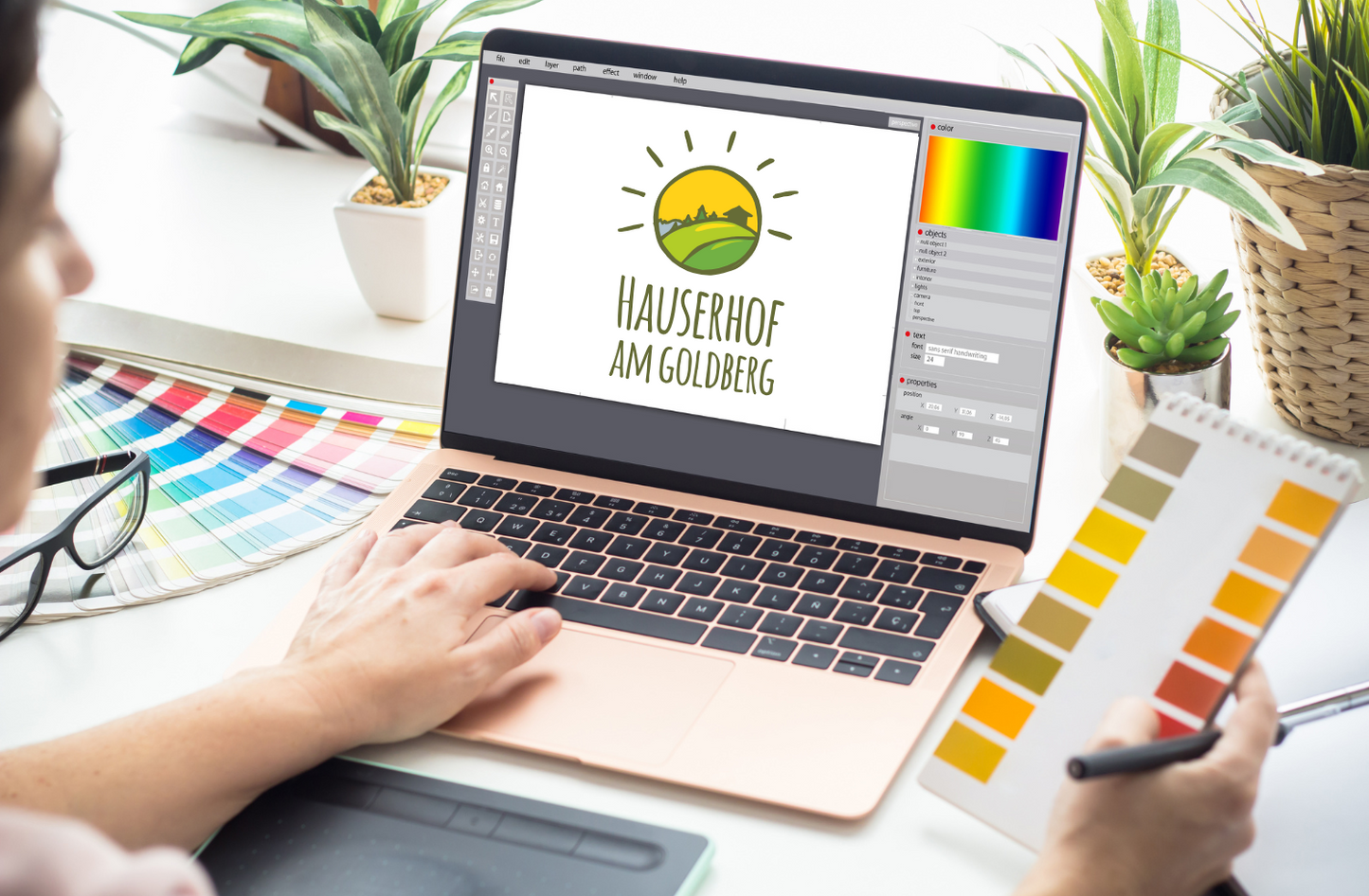 Logoentwicklung für Web und Print
