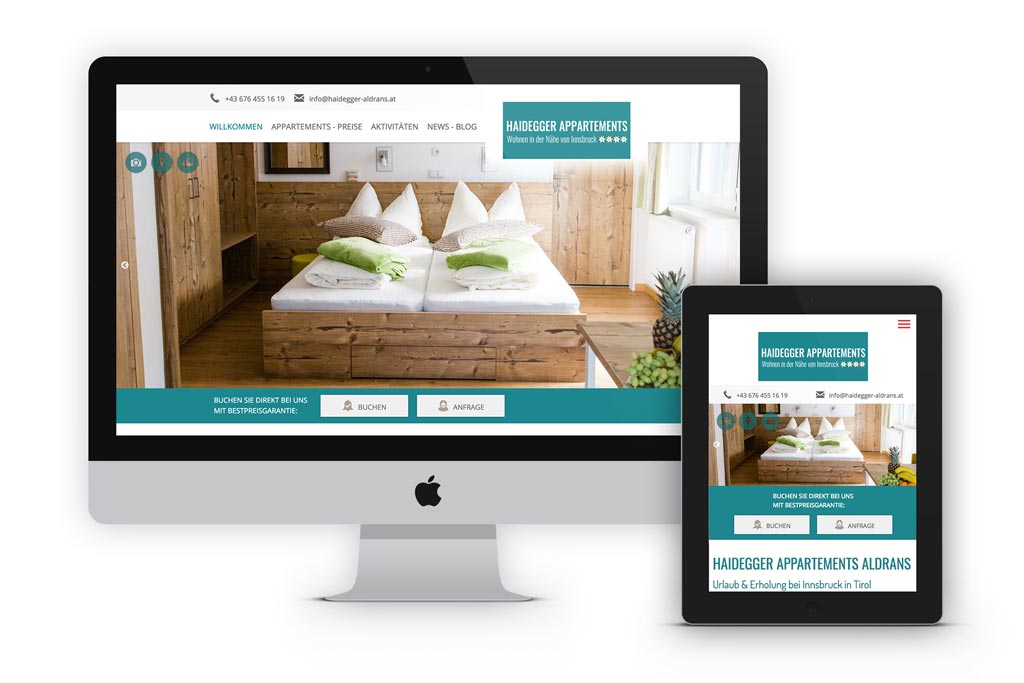 Websites und Onlineauftritt