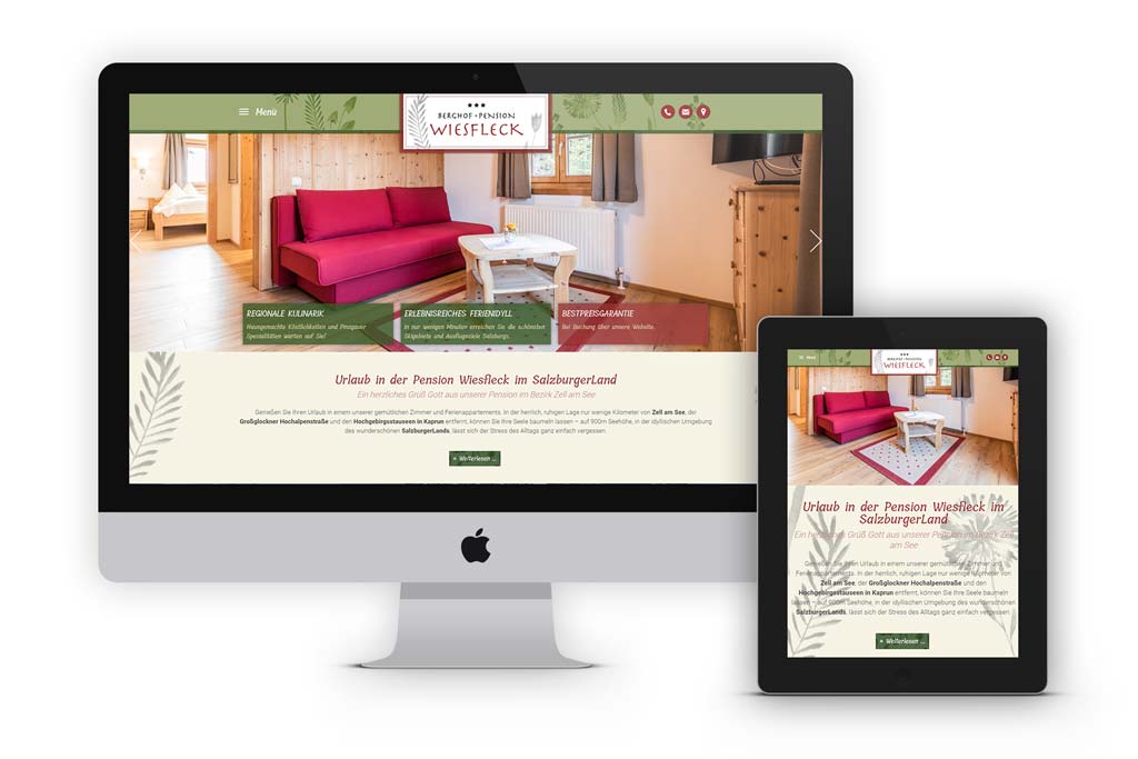 Websites und Onlineauftritt
